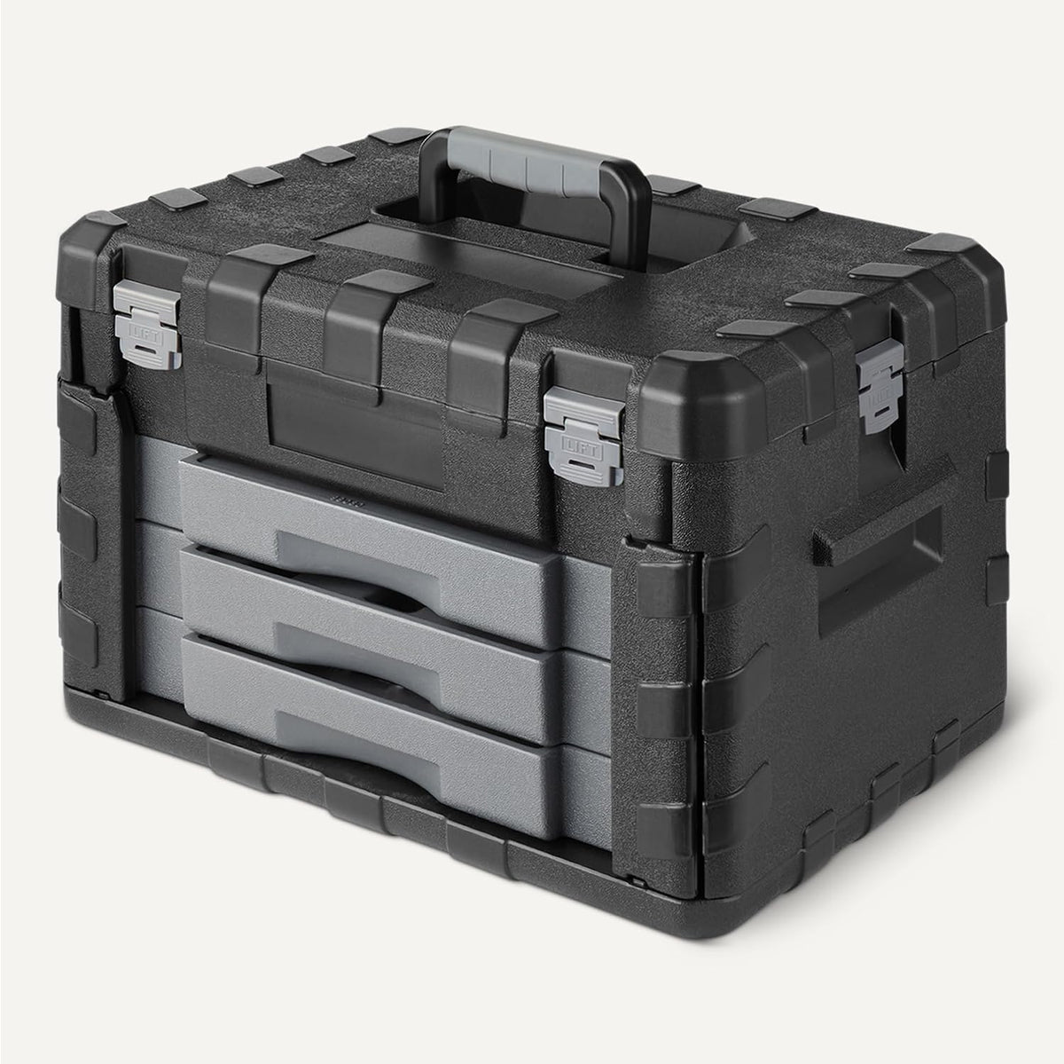 287-Piece Mechanic Socket Set with Quick-Release Ratchets, Wrenches, Bits, 1/4" 3/8" 1/2", Metric and SAE, 3-Drawer Case, for Auto and Machine Repairs